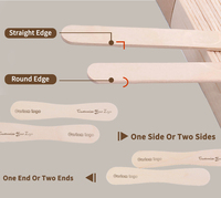 Fabricant en gros de bâtonnets de crème glacée jetables en bois, bâtonnets pour sucettes glacées
