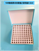 Fabricante de suministro de plástico criovial congelador caja laboratorio consumible desechable congelación tubo caja