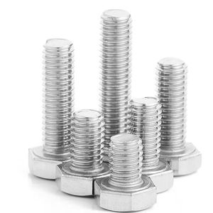 China Good Quality <strong>DIN933</strong> Stainless Steel <strong>Hex</strong> Bolt with Washer Nut Plain Finish Full Thread <strong>Hex</strong> <strong>Head</strong> Class 6 - Product Image 1