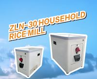 Mini décortiqueuse et polisseuse de riz domestique de haute précision, petite machine électrique à décortiquer le riz avec moteur