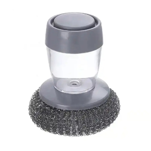Dropshipping líquido automático agregar cepillo para lavar platos hogar <span class=keywords><strong>yanwen</strong></span> cocina olla cepillo de lavado mango largo cepillo de limpieza - Product Image 1