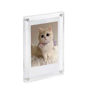 Cadre photo acrylique magnétique de taille personnalisée avec impression UV 2 couleurs pour affichage de salle de réunion et de décoration intérieure - Product Image 1