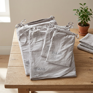 Custom 10oz Cotton Linen Dust <b>Bags</b> with Unique Logo Eco-Friendly Daily Use Storage Rope Handle Letter Pattern Dust <b>Bag</b> - Product Image 2