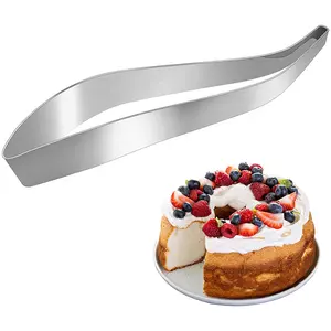 Coupe-pâtisserie de vente chaude Mini coupe-trancheuse à gâteau en acier inoxydable en forme de petite feuille