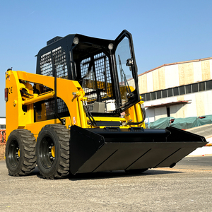 चीनी आपूर्तिकर्ताओं के नए स्टीयरिंग लोडर मिनी स्किड स्टीयरिंग लोडर थोक कॉम्पैक्ट मिनी फ्रंट लोडर ट्रैक - Product Image 4