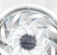 Ventilateur de ventilation intelligent à faible bruit et efficace de 4 pouces pour salle de culture hydroponique avec fonction de minuterie à trois vitesses