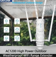 Punto de Acceso Exterior de Doble Banda Wavlink WN572HP3 AC1200, Extensor de WiFi Exterior Wavlink WL-WN572HP3 de Alta Potencia 2.4GHz + 5GHz