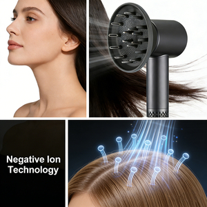 Secador de Pelo Profesional Inteligente para Salón, Iónico de Alta Velocidad con Iones Negativos, Flujo de Aire de Grado Profesional - Product Image 5
