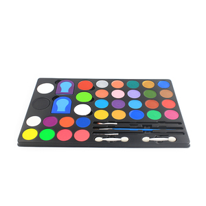 Pintura Corporal <span class=keywords><strong>de</strong></span> Halloween, <span class=keywords><strong>Maquillaje</strong></span> Brillante en la Oscuridad, Pintura Facial UV <span class=keywords><strong>de</strong></span> Neón, Pintura Corporal para Niños con Plantillas, Kit <span class=keywords><strong>de</strong></span> Pintura Facial a Base <span class=keywords><strong>de</strong></span> Agua - Product Image 4