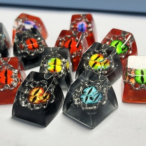 Keycaps personnalisés en résine « L'Œil du Démon Sauvage », translucides, pour touches ESC individuelles, compatibles avec claviers mécaniques à switches MX - Product Image 6