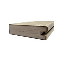Plancher en PVC stratifié moderne de luxe, antidérapant, imitation bois de chêne, installation par clips double verrouillage, pour sous-sol, jardin, terrasse