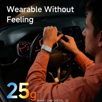 Bracelet intelligent Bluetooth sans écran avec moniteur de santé ECG PPG et NFC pour le suivi quotidien de la forme physique