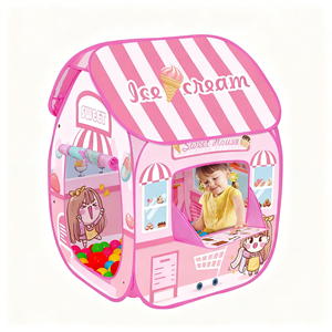Nuova <span class=keywords><strong>Tenda</strong></span> da Campeggio per Bambini con Glitter, Colorata e Scintillante, per Giochi da Principessa - Product Image 1