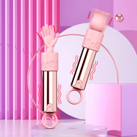 Vibrateur à languette avec 4 têtes interchangeables, 10 fréquences, 5 en 1, masturbateurs, massage corporel, jouets sexuels pour femmes