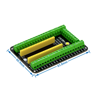 Placa de expansión Raspberry Pi Pico adaptador de extensión GPIO Breakout pines macho y hembra integrados para Pico