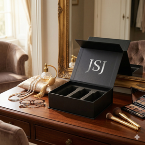 Caja de Embalaje de Perfume Estilo Cajón Elegante con Cinta de Cierre, Estuche Personalizado de Lujo para Botellas de Fragancia, Venta al por Mayor - Product Image 1