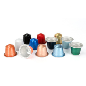 ถ้วยกาแฟอลูมิเนียมฟอยล์แบบใช้แล้วทิ้ง ขนาด 15 มล. สีต่างๆ สำหรับกาแฟแบบแคปซูล K-Cup - Product Image 1