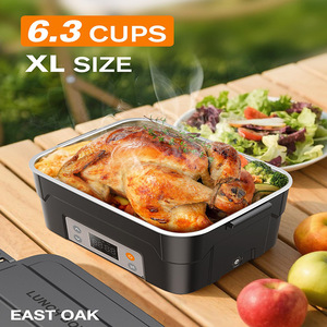 Cross-Border Rechargeable Portable Smart Electric <b>Heating</b> Wireless <b>Lunch</b> <b>Box</b> for Office Workers No Electricity Needed-Water - Product Image 4