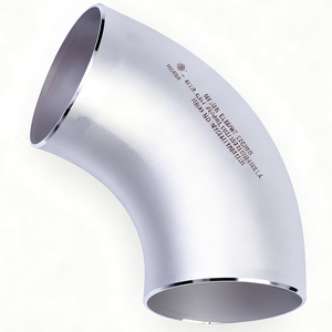 Codo de Acero Inoxidable de 90 Grados LR, Accesorio de Tubería Soldado, Superficie Lisa para Petróleo, Químicos y Construcción Naval - Product Image 2