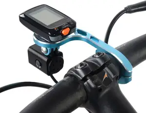 จักรยานคอมพิวเตอร์ Mount ด้านหน้า Bryton GPS Handlebar Mount สำหรับ Garmin Edge 1030 520 Plus 820 810 800 510 5