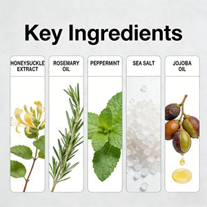 สครับบำรุงหนังศีรษะผสมเปปเปอร์มินต์และโรสแมรี่ สครับทำความสะอาดล้ำลึกสำหรับผมมัน/แห้ง/เสีย (283.5 กรัม) - Product Image 4