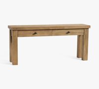 Table de contrôle de porche en bois antique moderne RH - Meubles de bureau et d'étude personnalisables