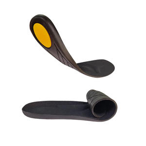 4D Unisex Soft Sole Comfortable Sports Shock Absorption Sweat-Absorbing PU Full Insoles for Arch <b>Support</b> - Product Image 3