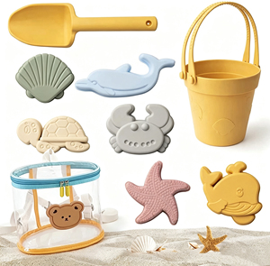 Moules à <span class=keywords><strong>sable</strong></span> en silicone antiadhésifs, démoulage facile, outils <span class=keywords><strong>de</strong></span> jeu extérieurs pour enfants pour construire des châteaux <span class=keywords><strong>de</strong></span> <span class=keywords><strong>sable</strong></span> - Product Image 1