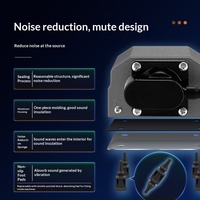 Pompe à air électromagnétique en alliage d'aluminium 220~240V, aérateur haute pression pour aquarium, bassin de poissons, bassin de fruits de mer, aération des fosses septiques