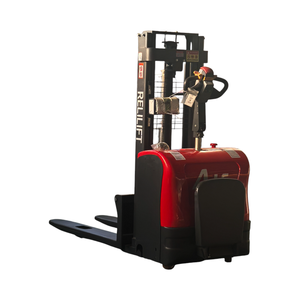Verstellbare Gabeln 1,5 Tonnen Elektrischer Palettenhubwagen für Be- und Entladearbeiten Elektrischer Stapler - Product Image 2