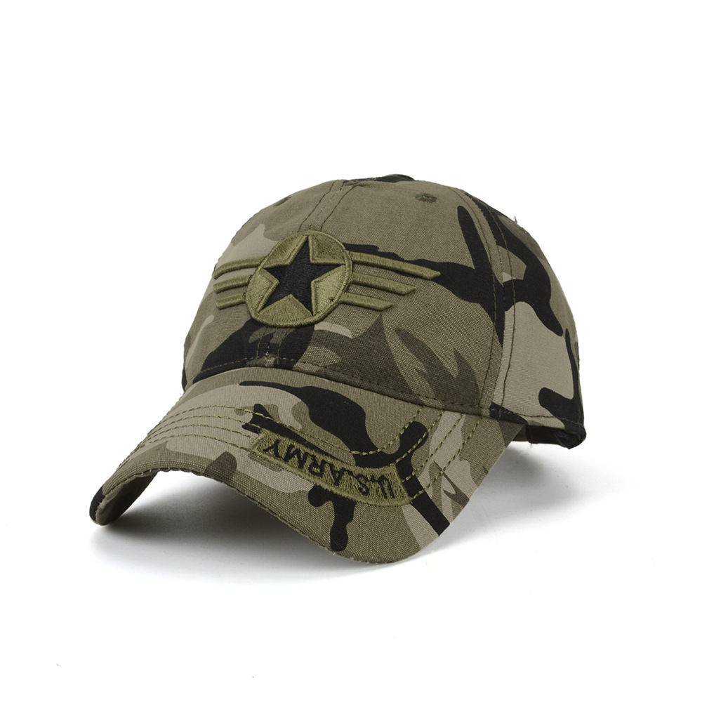 Новая купольная военная шляпа мужская Ретро камуфляжная бейсбольная шляпа уличная Солнцезащитная шляпа