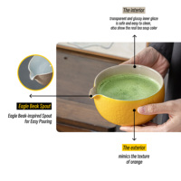 Ensemble de bols à matcha en porcelaine sur mesure pour la vente en gros, kit de fouet pour la cérémonie du thé japonaise - Résistant à la chaleur, écologique, qualité alimentaire