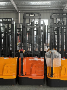 Carretilla elevadora eléctrica 1.5ton 1500kg Walkie Apilador de palés eléctrico con horquilla ajustable de pierna a horcajadas - Product Image 6