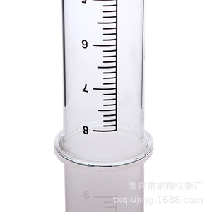 เกจวัดปริมาณน้ำฝนแบบกระจกคุณภาพสูง 45x1.6x220 มม. พร้อมสเกล เครื่องมือวัดกลางแจ้งสำหรับใช้ในสวน - Product Image 5
