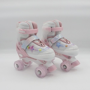 Patins à <span class=keywords><strong>glace</strong></span> réglables pour enfants garçons filles, patins à roulettes 3-12 ans - Product Image 1