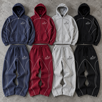 Ensemble sweat-shirt et pantalon de jogging personnalisés, ensemble de survêtement sportif, fabricant de survêtements amples personnalisés pour hommes