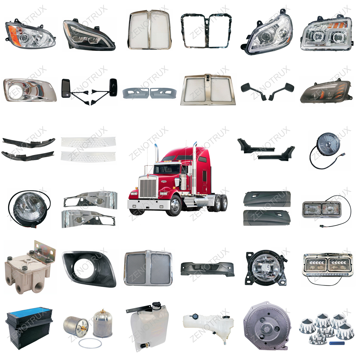 Under Step Door Fairing for KENWORTH T680 - ZENOTRUX