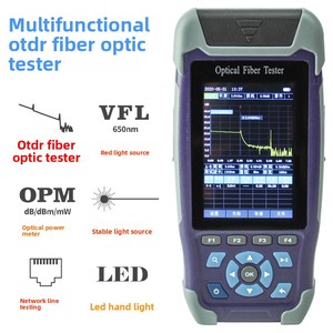 Оптический рефлектометр NOVKER NK-3200 (OTDR) с разъемом SC, тестер оптоволокна <span class=keywords><strong>3G</strong></span>, диапазон частот 64 км - Product Image 2