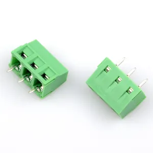 Original KF120-2.54-2P 3P 2.54MM passo direto pino Pcb parafuso terminal conector do assento KF120 2PIN 3PIN