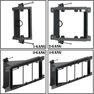 1 Gang Giá Gắn Đinh Điện Áp Thấp Giá Gắn Tường Giá Đỡ Cáp Điện Áp Thấp - Product Image 6