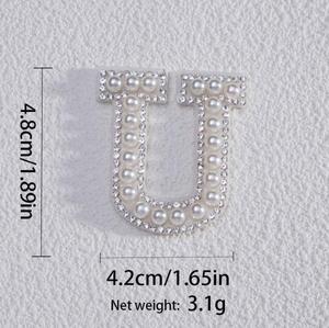 بقع حروف اللؤلؤ الكريستال بقع ذاتية اللصق - Product Image 6