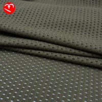 Tissu léger de maille de polyester de la maille 120gsm d'impression de filet russe ignifuge et respirable pour l'usage tactique