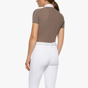 केएल अश्वारोही थोक इक्वाइन Tortora महिलाओं के Bling फीता पैच के साथ प्रतियोगिता शर्ट बिब - Product Image 2