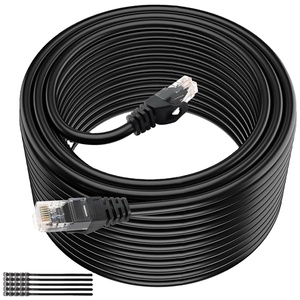 Cable de Conexión Gigabit Cat5e UTP de Cobre Puro con Certificación CE FCC para Exteriores, Cable RJ45 para Cámara CCTV - Product Image 3