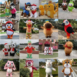 Beliebtes, heiß begehrtes Plüsch-Maskottchen-Bär-Kostüm, aufblasbares Maskottchen-Kostüm in Erwachsenengröße für Markenpromotion und Cosplay-Events - Product Image 6