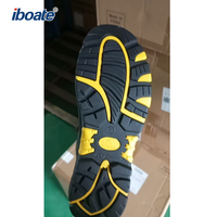 Chaussures de sécurité unisexes DeltaPlus MULAN S3 HRO FR FO en cuir croûte pigmenté SRC pour toutes les saisons