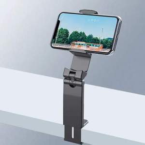 Multi-functional Travel <strong>Bracket</strong> Mobile Phone <strong>Lazy</strong> Person Holder Foldable 360 Rotary Desktop Clip <strong>Bracket</strong> - Product Image 2