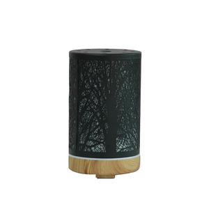 เครื่องเพิ่มความชื้นกลิ่นหอมเหล็กป่าอันสร้างสรรค์เครื่อง0.5L อัลตร้าโซนิคพร้อมไฟ LED สำหรับตั้งโต๊ะในบ้าน - Product Image 2