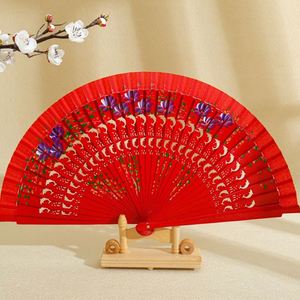 Nouveauté 2025 : Éventails en bambou personnalisés avec décoration sculptée – Article promotionnel élégant - Product Image 6