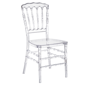 Haute qualité milieu du siècle <span class=keywords><strong>Victoria</strong></span> moderne sans bras fête de mariage en plastique cristal Transparent clair <span class=keywords><strong>chaise</strong></span> pour <span class=keywords><strong>chaise</strong></span> d'événement - Product Image 3